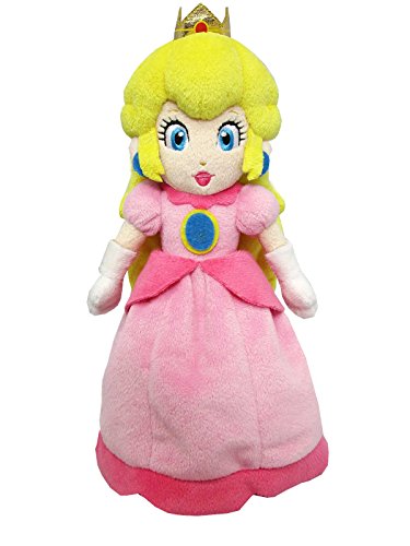 Sanei Super Mario All Star Collection AC05 - Peluche pequeño de Peluche (10 Pulgadas), Color Rosa