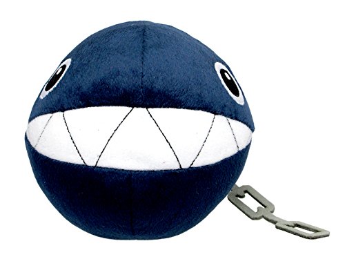 Sanei Super Mario All Star Collection - AC24 - Chain Chomp 5 Plush by Sanei