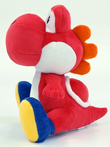 Sanei Super Mario All Star Collection Yoshi Plush Small Peluche (Rojo)