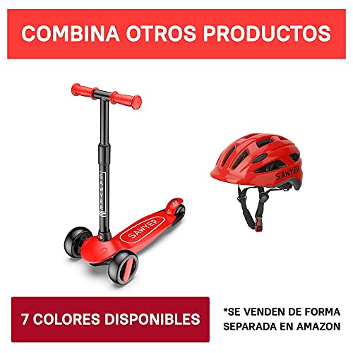 Sawyer - Bicicleta Sin Pedales Ultraligera - Niños 2, 3, 4 y 5 años (Rojo)