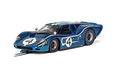 Scalextric C4031 Ford GT MKIV - 1967 Lemans 24Hrs - Denny Hulme/Lloyd Ruby No.4 Car - Campeón Deportivo Mundial/Resistencia