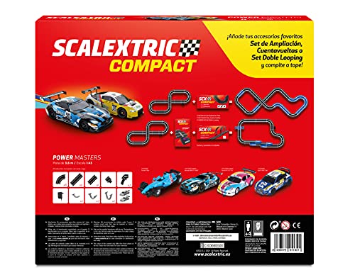 Scalextric Pista-Circuito, Color Power Masters (Scale Competition Xtreme.SL 1)