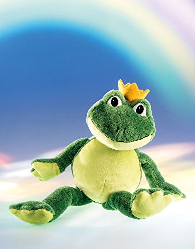 Schaffer 5482 Charles Frog Cuddle Toy - Peluche (36 cm), Color Verde