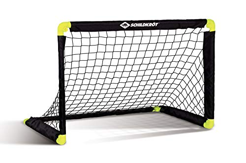 Schildkröt Portería de Fútbol Plegable, con Tecnología de Plegado Innovadora, Hecha de Plástico, 90 x 60 x 60 cm, para Interiores y Exteriores, Incluye 4 Ganchos de Suelo, 970987