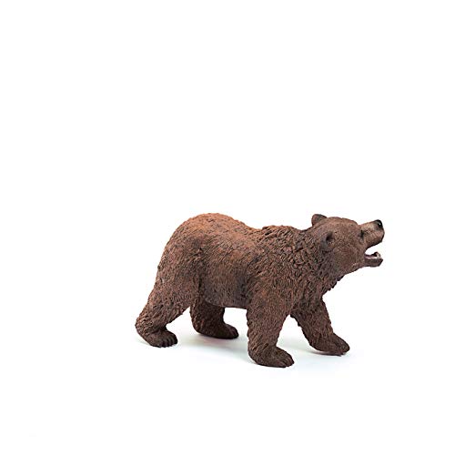 Schleich-14685 Oso grizzly. Schleich, color marrón (14685)