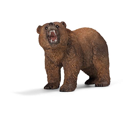 Schleich-14685 Oso grizzly. Schleich, color marrón (14685)