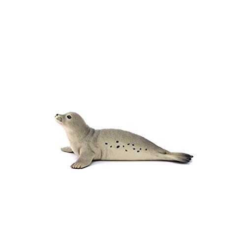 Schleich-14801 Foca, Color Verde, Gris (14801