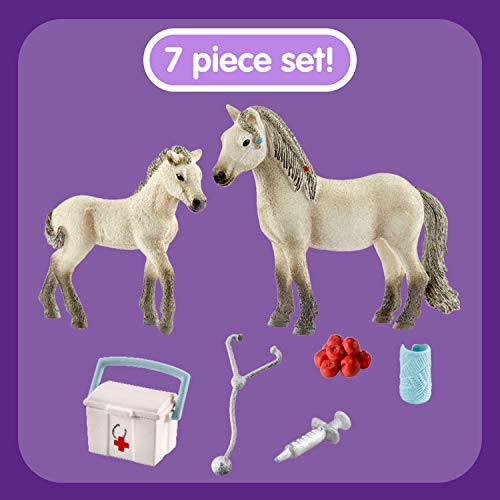 Schleich 42430 Horse Club play set - Horse Club Hannah set de primeros auxilios, juguetes a partir de 5 años