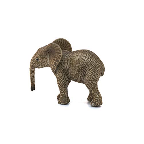 Schleich- Figura de Cría de Elefante Africano, Colección Wild Life, 6.8 cm (14763)