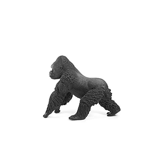 Schleich- Figura de Gorila Macho, Color Negro, 9,4cm