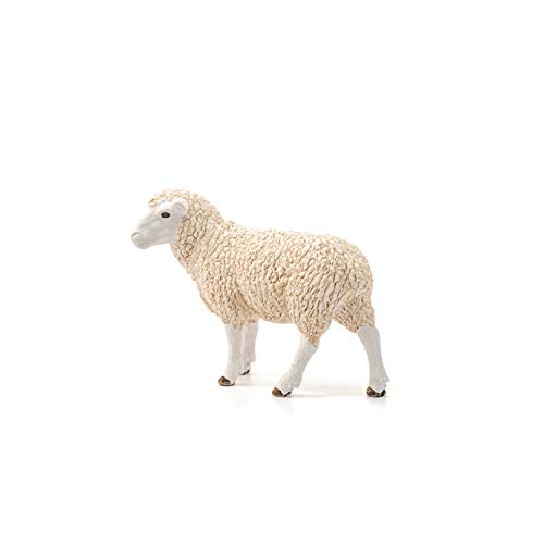 Schleich- Figura de Oveja, Colección Farm World, 8.8 cm (13882)