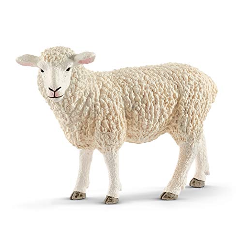 Schleich- Figura de Oveja, Colección Farm World, 8.8 cm (13882)