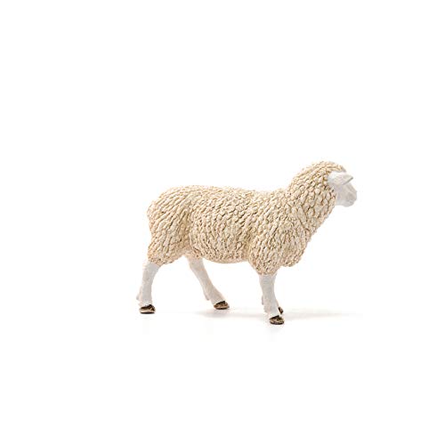 Schleich- Figura de Oveja, Colección Farm World, 8.8 cm (13882)