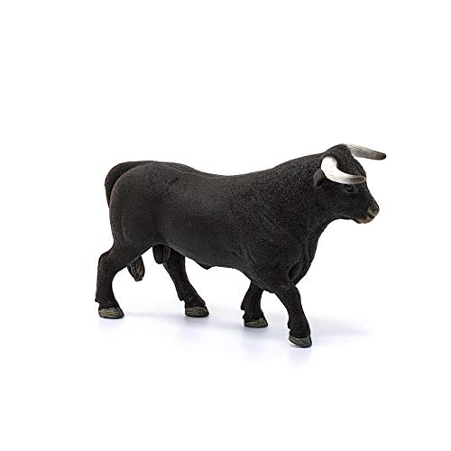 Schleich- Figura de Toro de Lidia, Color Negro, 9 cm.