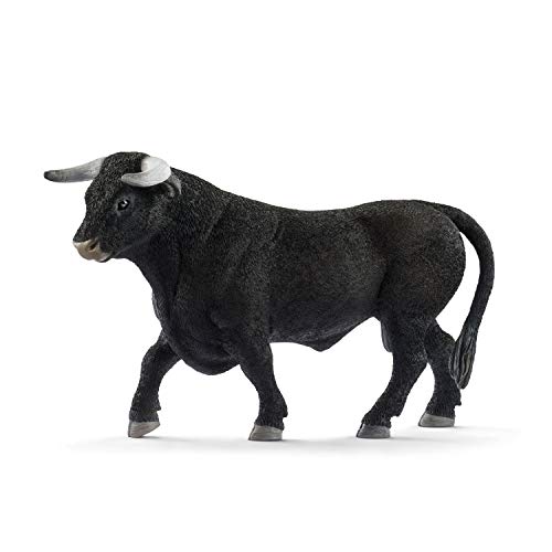 Schleich- Figura de Toro de Lidia, Color Negro, 9 cm.