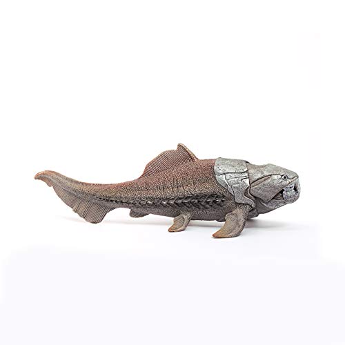 Schleich- Figura dinosaurio Dunkleosteus. Depredador de los mares.Color gris, 6,5cm