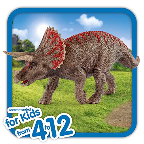 Schleich- Figura dinosaurio Triceratops, 9,8 cm