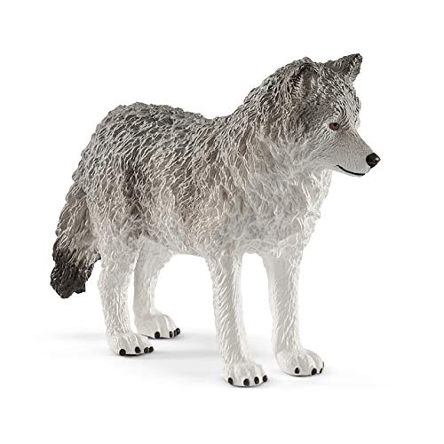 Schleich- Set de Figuras Cachorros, Colección Wild Life, Loba Gris + Lobezno marrón (42472)