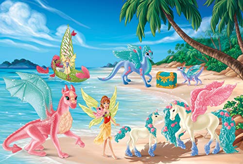 Schmidt Spiele 56397 Bayala - Puzzle Infantil (200 Piezas), diseño de Isla de dragón