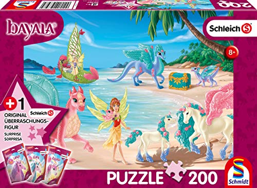 Schmidt Spiele 56397 Bayala - Puzzle Infantil (200 Piezas), diseño de Isla de dragón