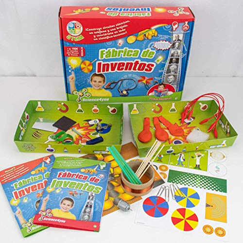 Science4you-5600983600225 Fábrica de Inventos, Juguete Educativo y Científico para Niños +8 Años, Multicolor, única (600225)