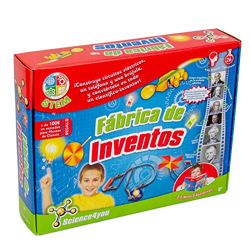 Science4you-5600983600225 Fábrica de Inventos, Juguete Educativo y Científico para Niños +8 Años, Multicolor, única (600225)