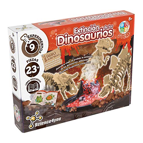 Science4you 61506 -Extinción de los Dinosaurios-Juguete eduativo y cientifico, Multicolor