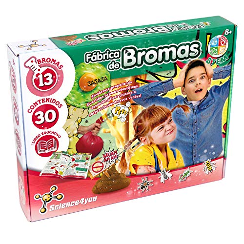 Science4you-80002081 Fábrica de Bromas para Niños +8 Años, Multicolor (80002081)