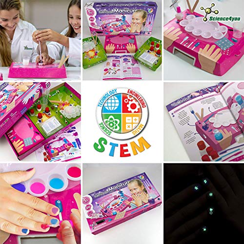 Science4you-Fábrica de Manicura XL, Niños +8 Años, Multicolor (80002192)