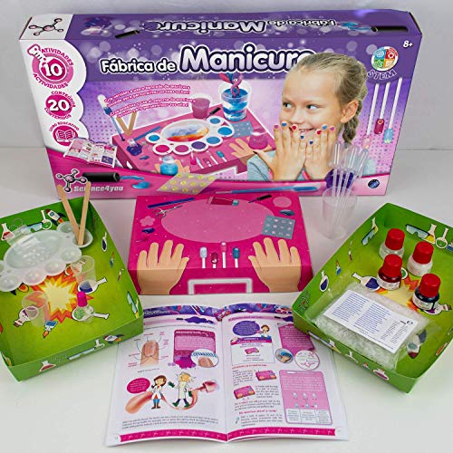 Science4you-Fábrica de Manicura XL, Niños +8 Años, Multicolor (80002192)