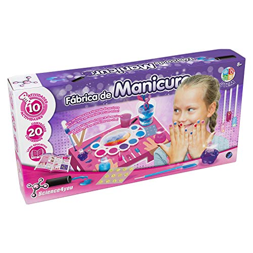 Science4you-Fábrica de Manicura XL, Niños +8 Años, Multicolor (80002192)