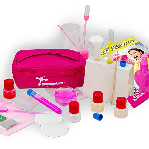 Science4you-Fábrica Haz magníficos Juguete Incluye Experimentos y un Libro Educativo Regalo Ideal para Niñas 8 9 10 11 12 Años, Color fábrica de perfumes y jabones (80002641)