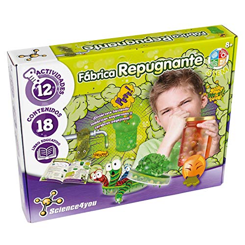 Science4you-Fábrica Repugnante-Juegos y Juguetes Cientifico y Educativo-Regalo Ideal Niños +8 Años, Multicolor (80002196)