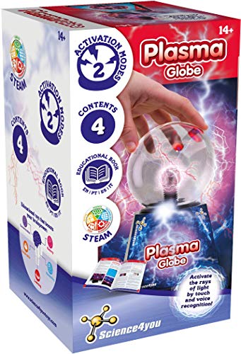 Science4You-Globo de Plasma-Juguete científico y Educativo (80001000)