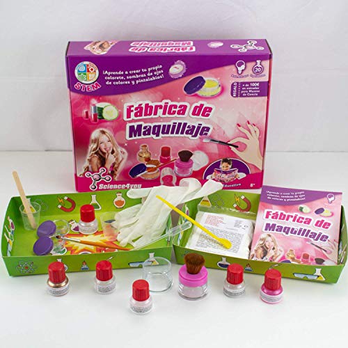 Science4you - Juego fábrica de maquillaje - El mejor regalo para las niñas