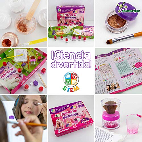 Science4you - Juego fábrica de maquillaje - El mejor regalo para las niñas