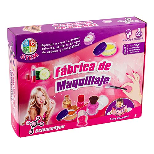 Science4you - Juego fábrica de maquillaje - El mejor regalo para las niñas