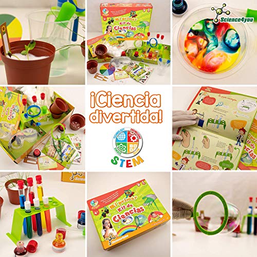 Science4You-Mi Primer Kit de Ciencias Juguete Cientifico para Niños +4 Años, Color multocolor, única (600270)