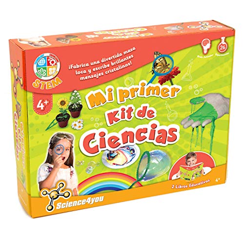 Science4You-Mi Primer Kit de Ciencias Juguete Cientifico para Niños +4 Años, Color multocolor, única (600270)