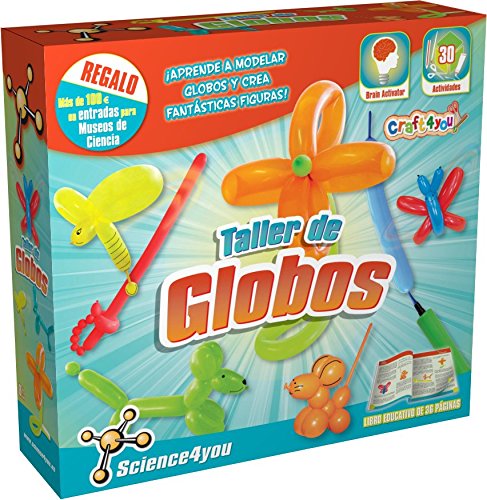 Science4you-Science4you-Taller de Globos-Juguete Científico Niñas Aprende a Hacer Diferentes Figuras Divertidas Regalo Originale 8 años (481500)