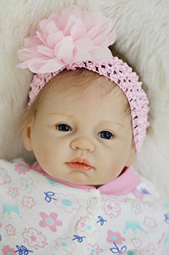 Scnbom 22pulgadas 55cm Bebes Reborn Silicona muñecas niñas Reales Baby Dolls Girls Realista Toddler Recien Nacidos niño Verdadero Originales Ojos Abiertos