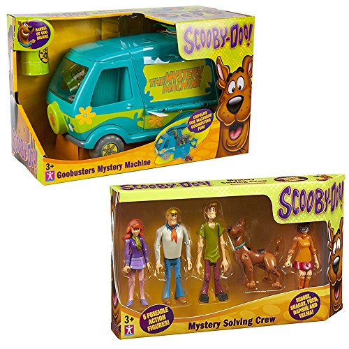 Scooby Doo - Goo Mystery Machine & Mystery Resolver Set Crew