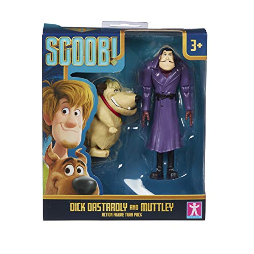 Scooby Doo Película de Scoob - Figuras de acción Twin Pack - Dick Dastardly y Muttley