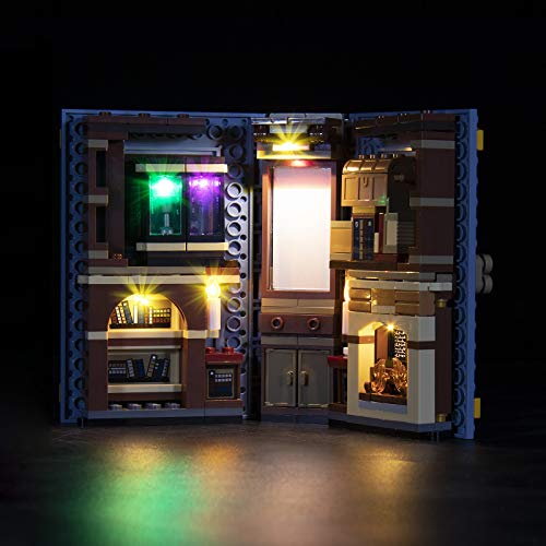 Seasy Juego de iluminación para Lego Harry Potter Hogwarts Moment, juego de iluminación LED compatible con Lego 76382 / 76383 / 76384 / 76385 (sin set Lego)