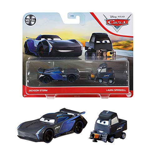 Selección doble | Disney Cars | Modelos de vehículo 2020 | Cast 1:55 | Mattel, tipo: Jackson Storm & Laura Spinwell