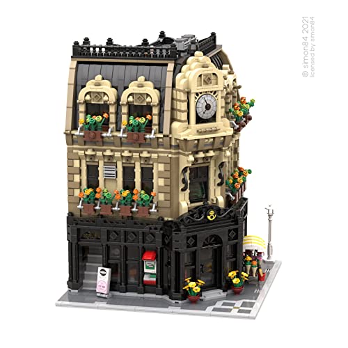 SENG MOC-88507 - Kit de montaje para oficina de correos de esquina, 4534 piezas, construcción modular de casas, compatible con Lego 10270 (Autorizado y diseñado por Simon)