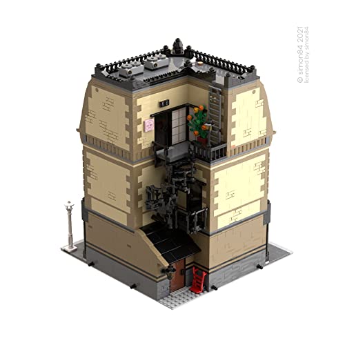 SENG MOC-88507 - Kit de montaje para oficina de correos de esquina, 4534 piezas, construcción modular de casas, compatible con Lego 10270 (Autorizado y diseñado por Simon)