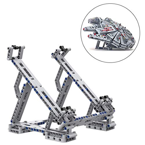 SENG Soporte de pantalla MOC para Star War Millennium Falcon modelo de nave espacial, compatible con Lego 75257