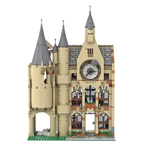 SENG Torre de reloj astronómica MOC-55437, 1240 piezas modular casa con bloques de sujeción, arquitectura, compatible con torre de astronomía Lego 75969