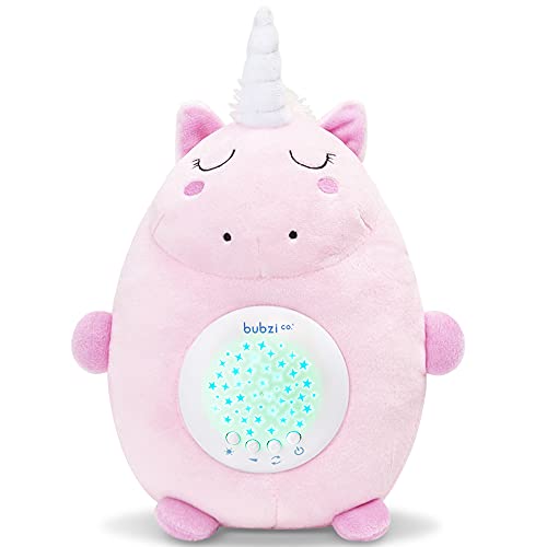 Sensor Activado Por el llanto Del Bebé Peluche Para Bebé Unicornio - Máquina de Ruido Blanco – Luz quitamiedos infantil – Regalo para Bebé Niña - Calmante del Sueño – Regalo para Recién Nacido